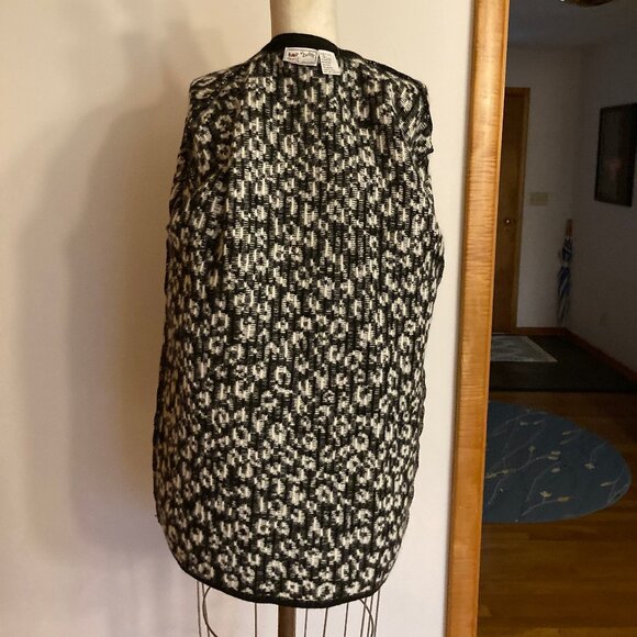 Maglia Donna Angora Leopard Print Cardigan - Picture 3 of 9